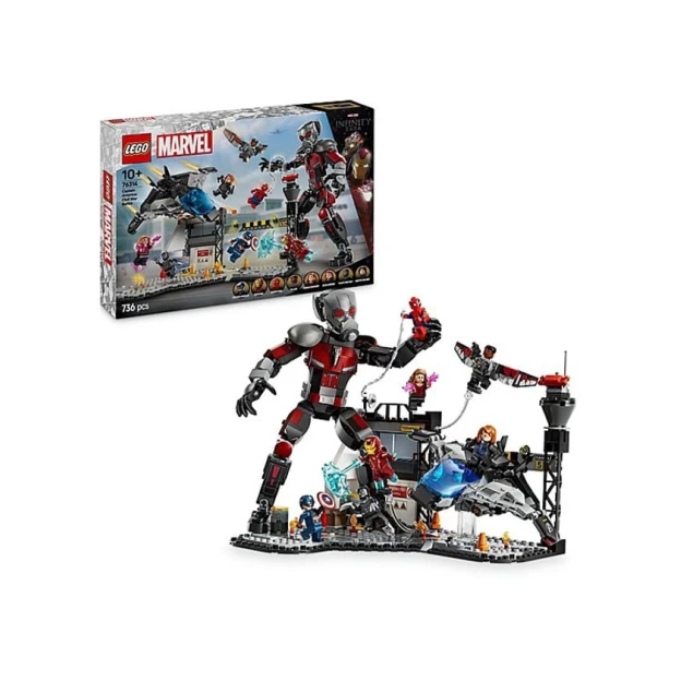 Конструктор LEGO Marvel Captain America Civil War Battle 76314, 10+ лет, 736 элементов