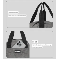 Сумка для хранения и транспортировки продуктов, сохраняющая тепло и холод