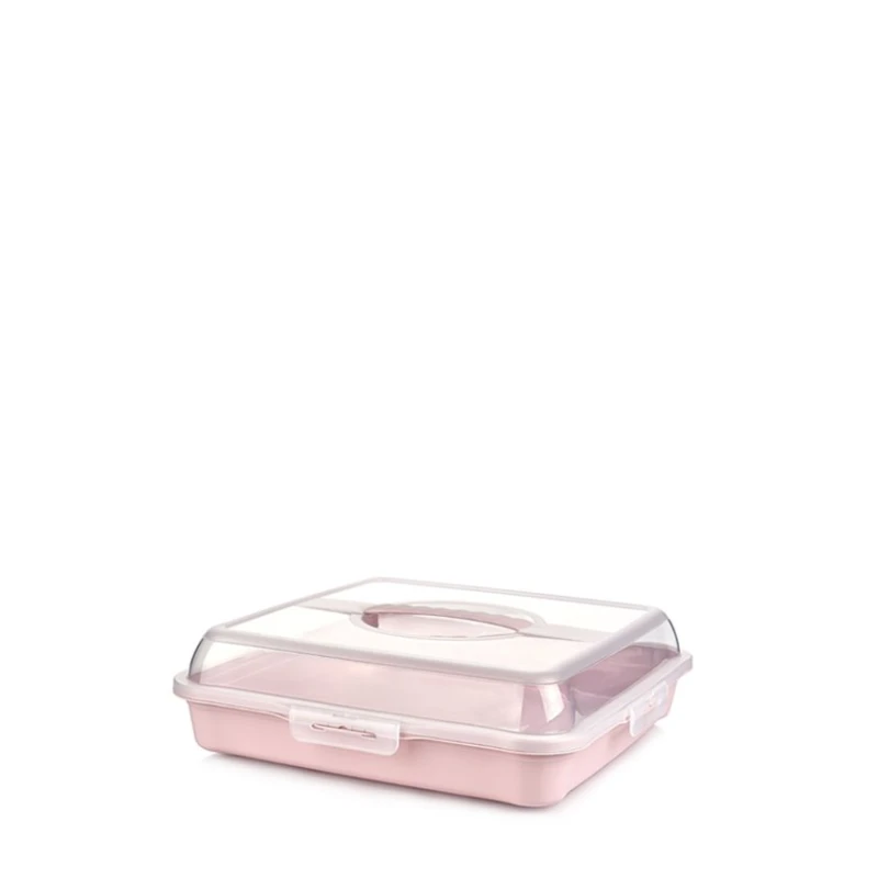 Контейнер Hobby Life 031060, пластик, 34.5x34.5x10.5 см, розовый