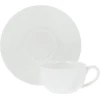 Набор из 6-ти кофейных чашек с блюдцами Wilmax 993002/6C, 100 мл, фарфор, белый