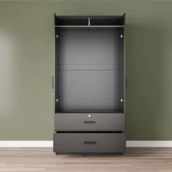 Шкаф Art Mebel Art-60-42, серый, 210х60х50 см Шкаф Art Mebel Art-60-42, серый, 210х60х50 см