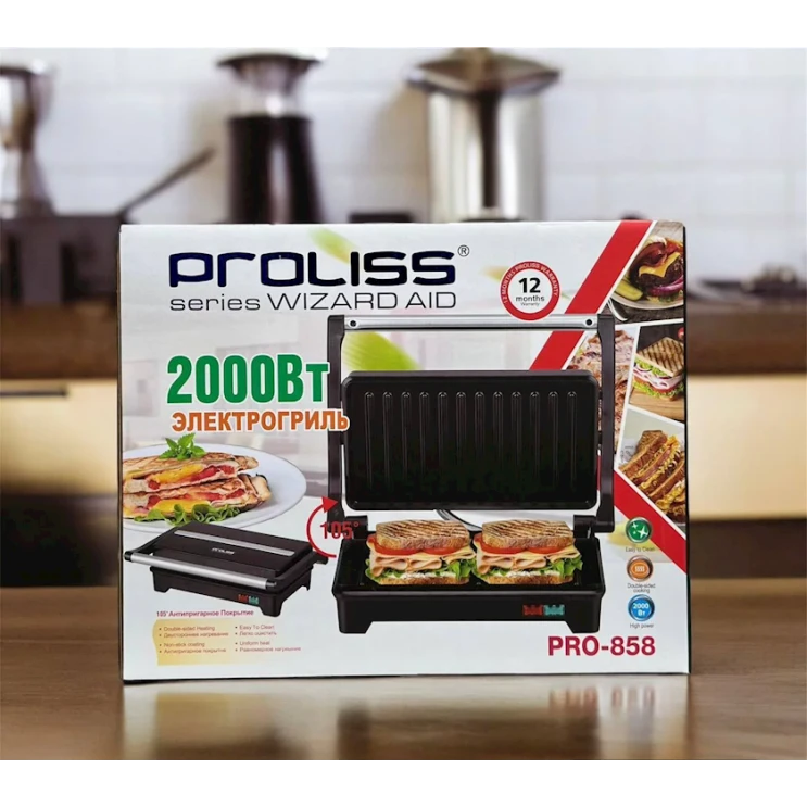 Elektrik qril Proliss Pro-858 Elektrik qril Proliss Pro-858