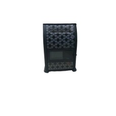 Soba-kamin Media Ks0175, metal, qara/mavi, 56x75x33 sm