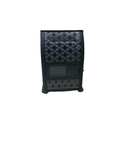 Soba-kamin Media Ks0175, metal, qara/mavi, 56x75x33 sm