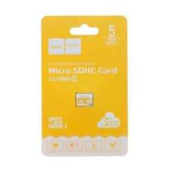 Карта памяти Hoco 32GB MicroSDHC 10 Class Yellow