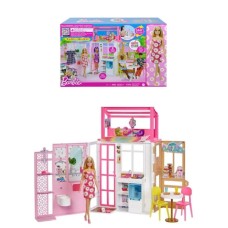 Oyun dəsti Barbie HCD48 Dollhouse With Doll And Puppy