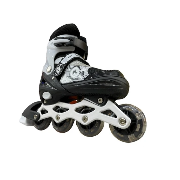 Roliklər uşaqlar üçün 8808C, ölçü S, ağ/qara