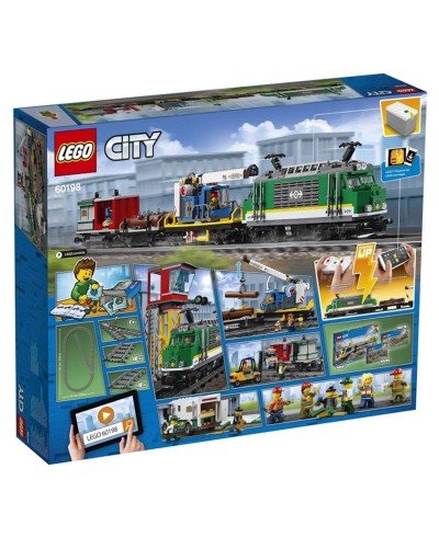 Konstruktor LEGO City Yük qatarı 60198, 6+ yaş, 1226 hissə