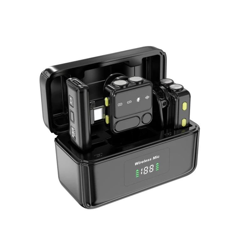 Wiwu 2-х полосный петличный микрофон 6977703654394 Wiwu 2-х полосный петличный микрофон 6977703654394