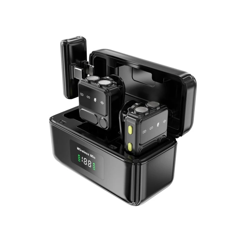 Wiwu 2-х полосный петличный микрофон 6977703654394 Wiwu 2-х полосный петличный микрофон 6977703654394