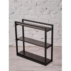 Журнальный стол Box Venge, 60х19х60 см, коричневый