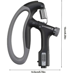 Эспандер WS0319, 10-100 кг, черный/серый