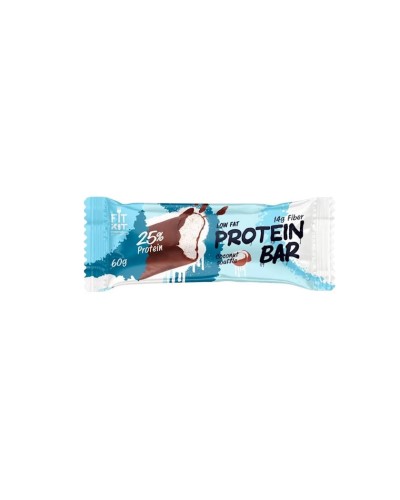 Proteinli baton Fit Kit Protein Bar Hindistan cevizi suflesi 60 q, 20 əd