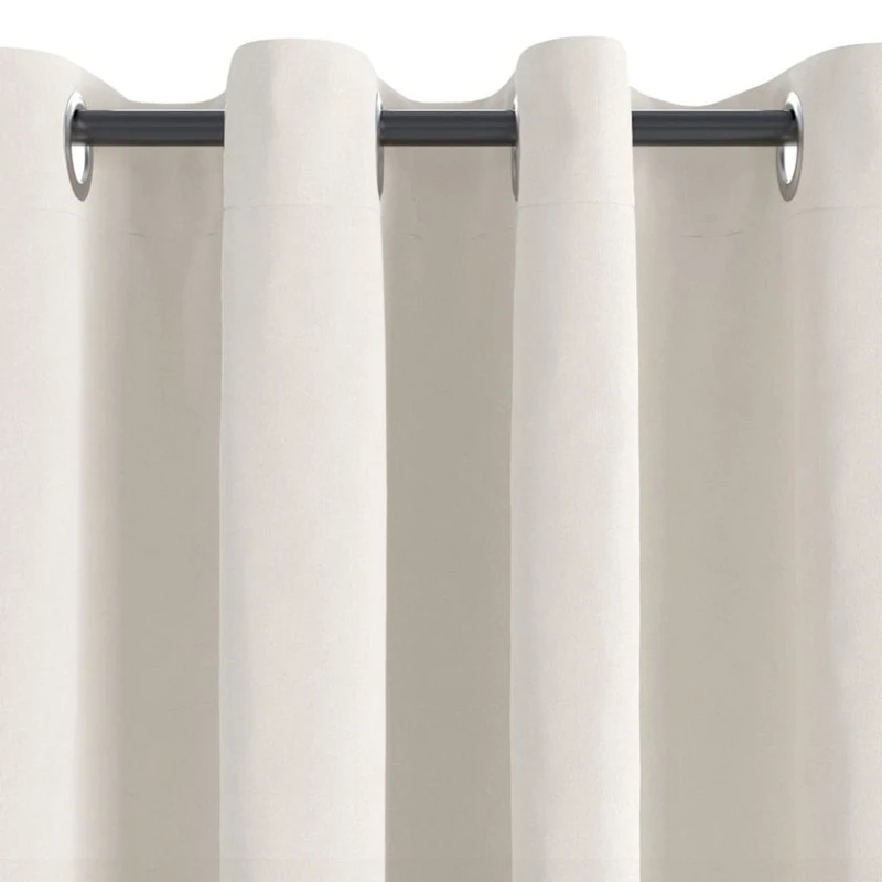 Штора JYSK Nesvatn, 140x300 см, полиэстер, кремовый
