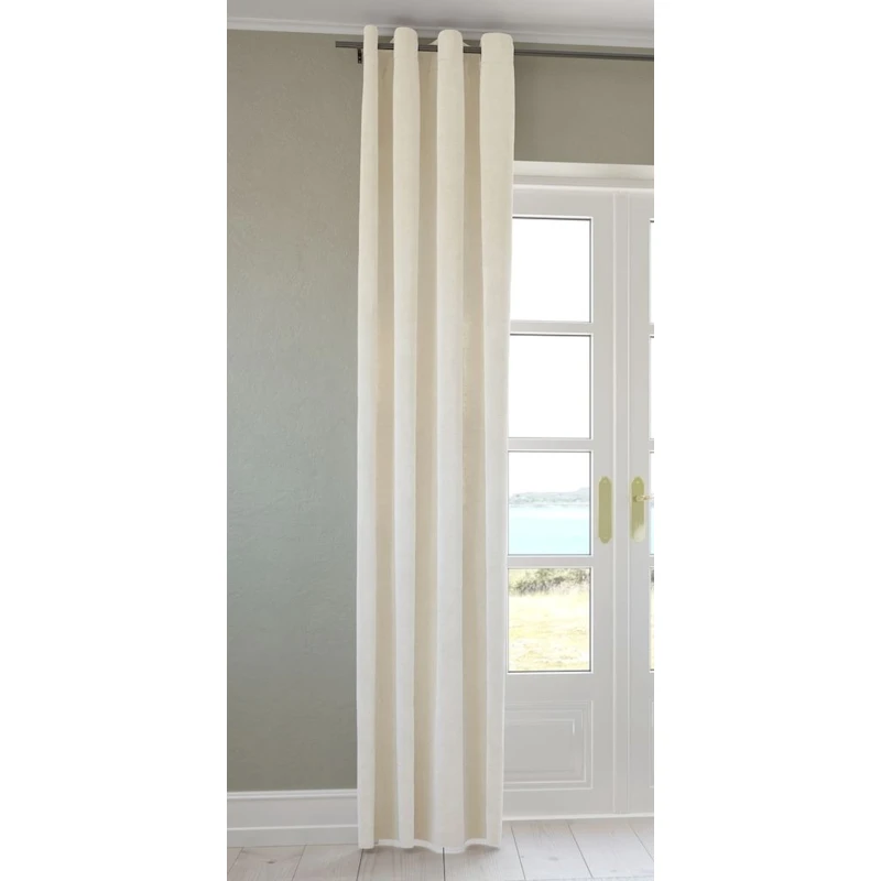 Штора JYSK Nesvatn, 140x300 см, полиэстер, кремовый