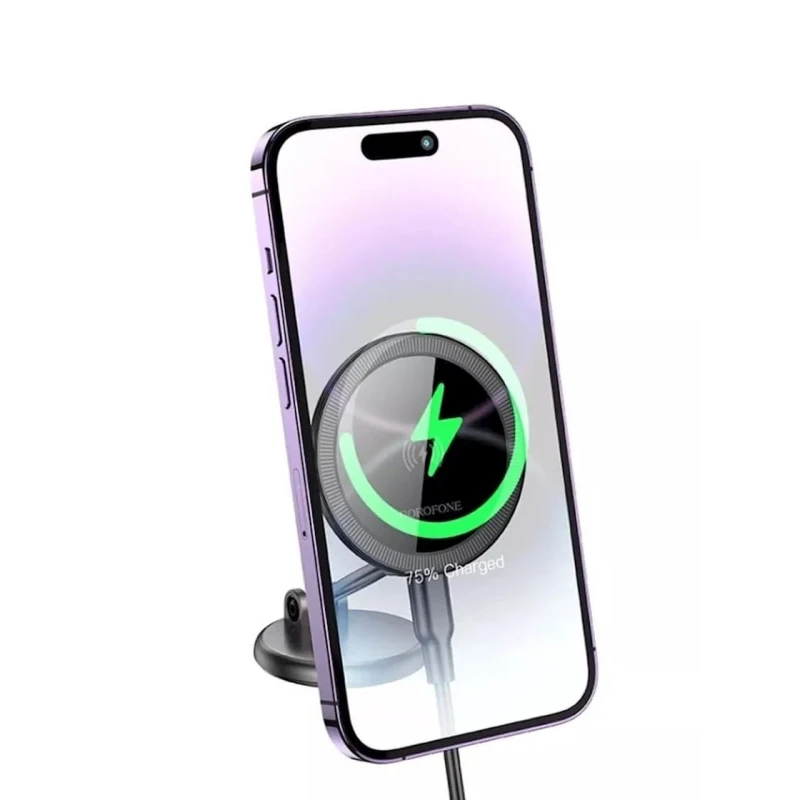 Автомобильный держатель для телефона Borofone BH218 Black Автомобильный держатель для телефона Borofone BH218 Black