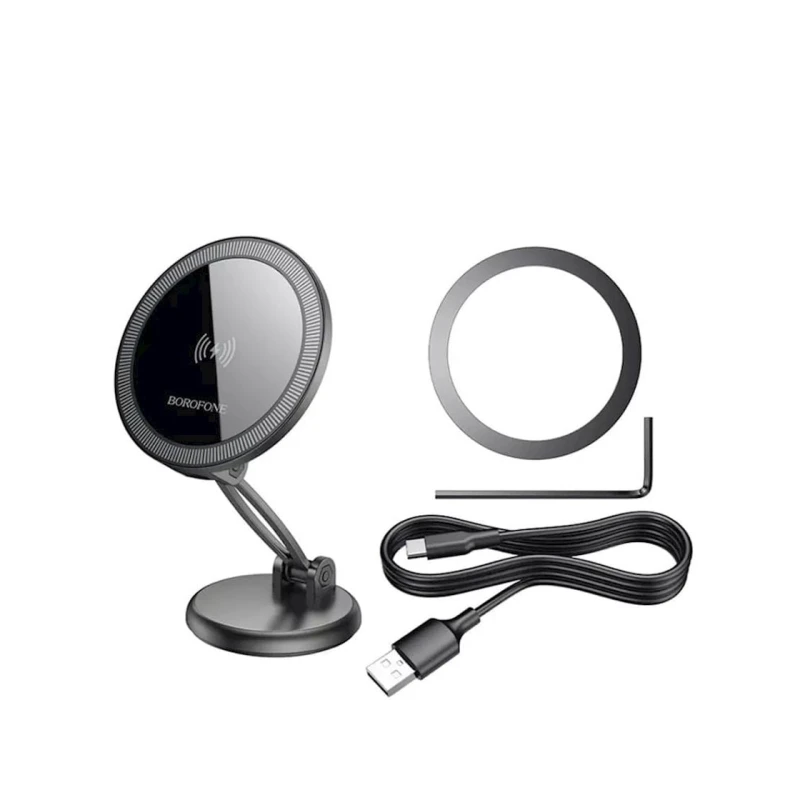 Автомобильный держатель для телефона Borofone BH218 Black Автомобильный держатель для телефона Borofone BH218 Black