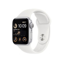 Ağıllı saat Apple Watch SE 2 GPS 40mm Silver Aluminium Case with White Sport Band Regular (MNT93LL/A)