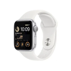 Умные часы Apple Watch SE 2 GPS 40mm Silver Aluminium Case with White Sport Band Regular (MNT93LL/A)