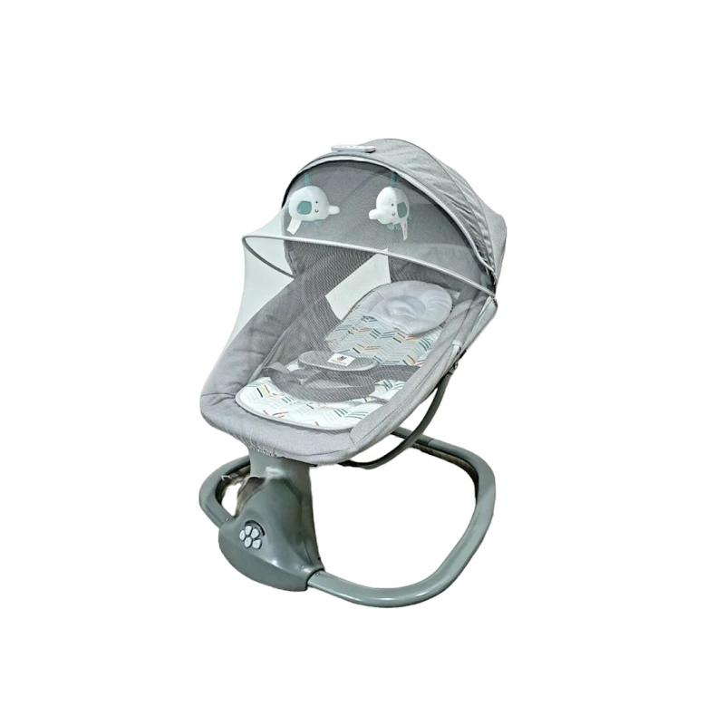 Кресло-качалка Mastela 08105, 0-18 мес, серое