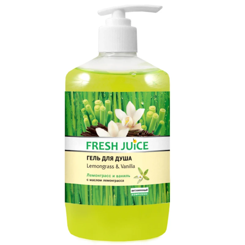 Гель для душа Fresh Juice Lemongrass & Vanilla 500 мл