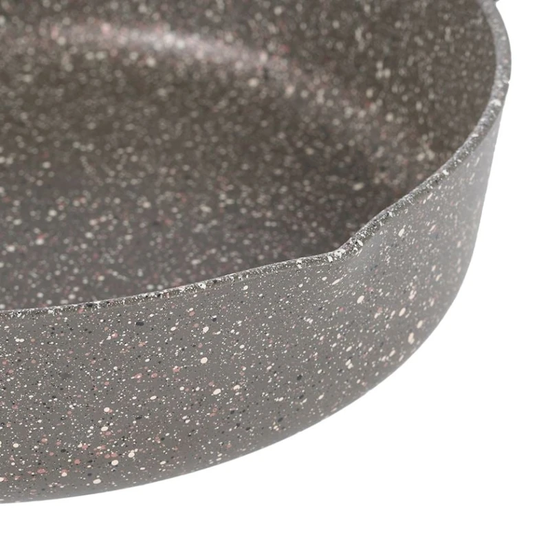 Сковорода Werner Organic Stone Style 51448, 28 см, алюминий/бакелит, коричневый