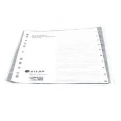 Разделитель Atlas A4, 10 листов