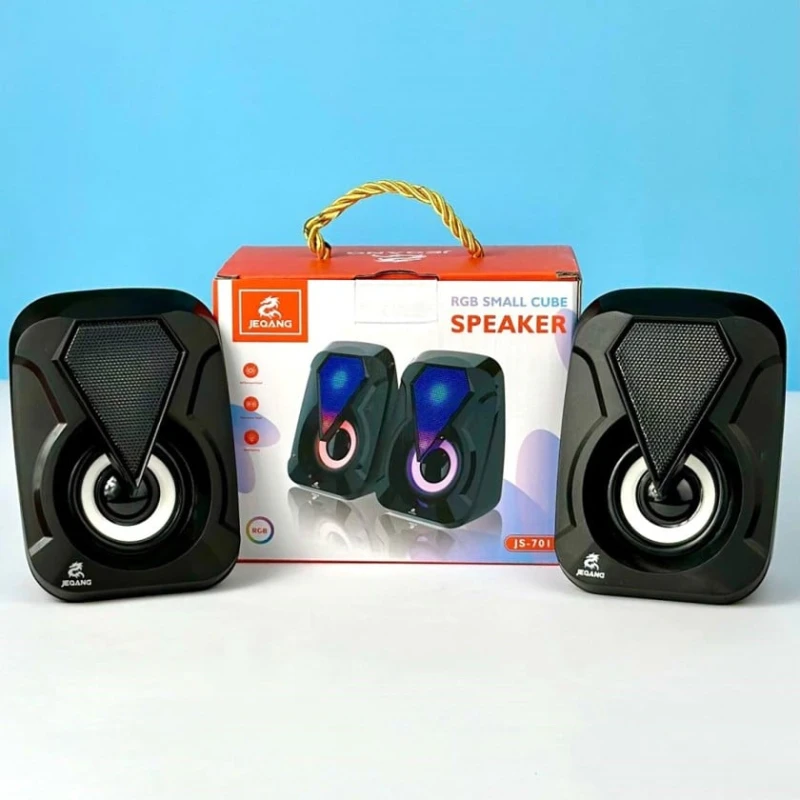 Портативная колонка Jeqang JS-701 RGB Black