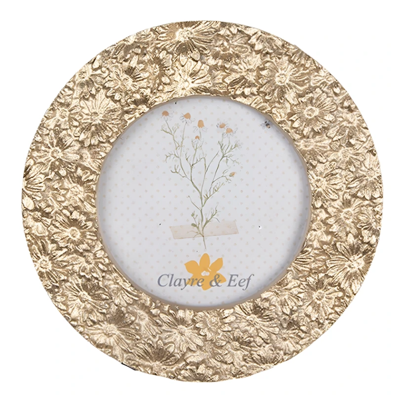 Фоторамка Clayre & Eef 2F1076, 12x2/8 см, полирезин, золотистая Фоторамка Clayre & Eef 2F1076, 12x2/8 см, полирезин, золотистая