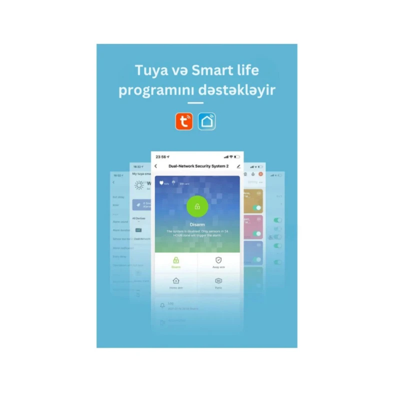 Система сигнализации GSM Tuya ER-T90 433MHz Система сигнализации GSM Tuya ER-T90 433MHz