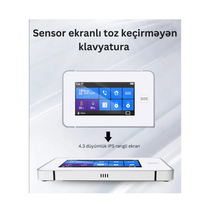 Система сигнализации GSM Tuya ER-T90 433MHz Система сигнализации GSM Tuya ER-T90 433MHz