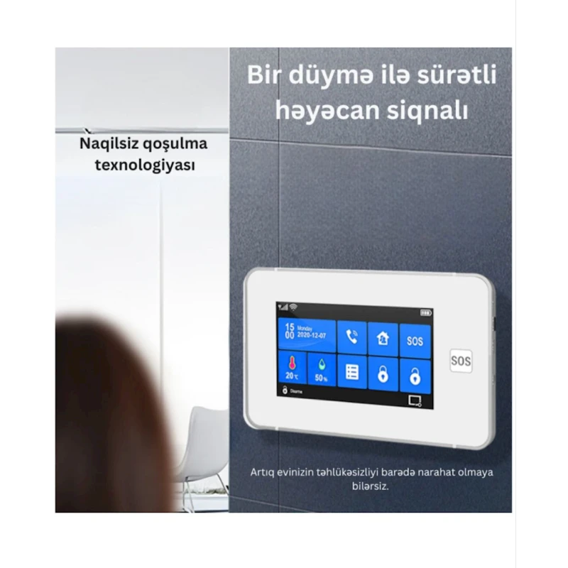 Система сигнализации GSM Tuya ER-T90 433MHz Система сигнализации GSM Tuya ER-T90 433MHz