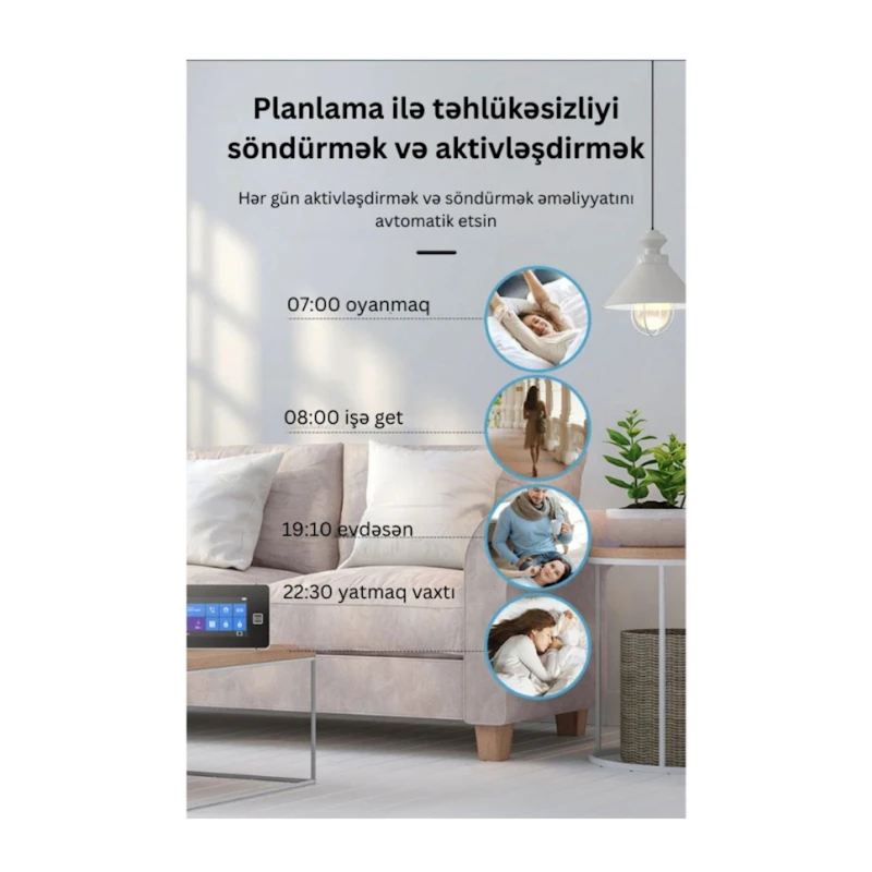 Система сигнализации GSM Tuya ER-T90 433MHz Система сигнализации GSM Tuya ER-T90 433MHz