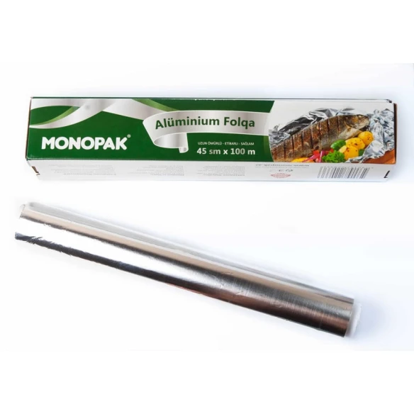 Alüminium qida folqası Monopak 100 m Alüminium qida folqası Monopak 100 m