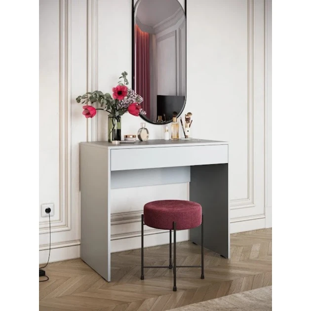 Туалетный столик Art Mebel 29, ламинат, 75х80х45 см, белый