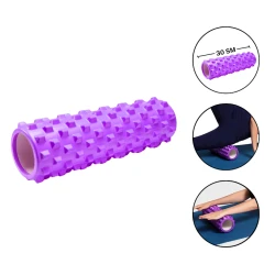 Массажный ролик Gymnic 1004, фиолетовый, 30 см