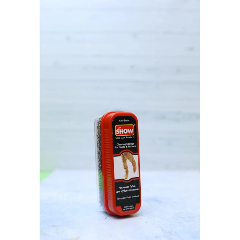 Губка Show для замшевой обуви и нубука, прозрачный Губка Show для замшевой обуви и нубука, прозрачный