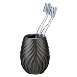 Стакан для зубных щеток Wenko İdro Anthracite, 10.5x6.5 см