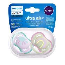 Набор пустышек Philips AVENT Ultra air SCF085/59, 0+ мес