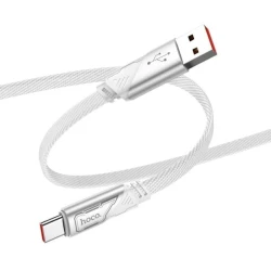 Кабель USB Hoco U119 USB-C to Type-C 5A, 1.2 м, серый