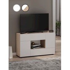 TV üçün tumba 3563_LETNEWBrillWhSon, LDSP, rəngbərəng, 51.5x28.9x85.8 sm