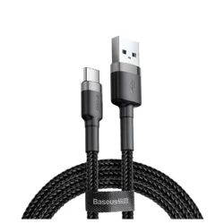 Кабель Baseus CATKLF-BG1 USB to Type-C, 1 м, черный