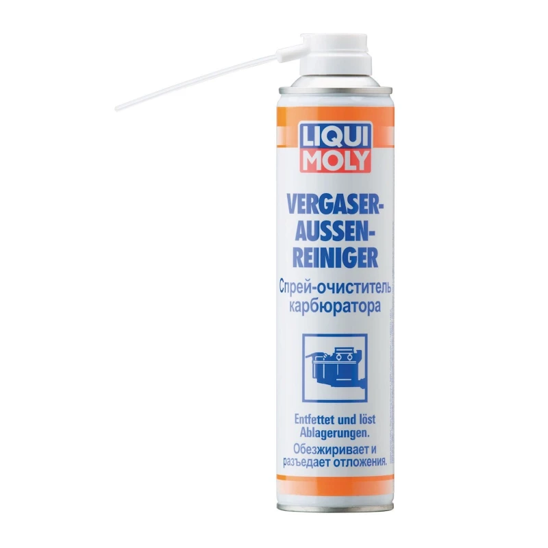 Спрей-очиститель карбюратора Liqui Moly Vergaser-Aussen-Reiniger 3918, 400 мл Спрей-очиститель карбюратора Liqui Moly Vergaser-Aussen-Reiniger 3918, 400 мл