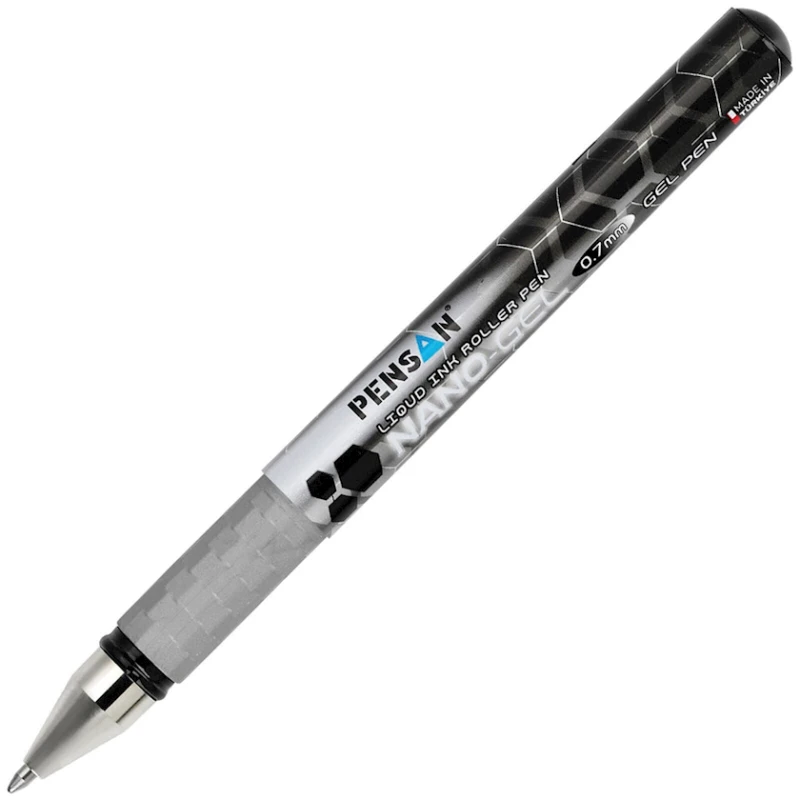 Гелевая ручка Pensan Nano Gel Pen, 0.7 мм, черный Гелевая ручка Pensan Nano Gel Pen, 0.7 мм, черный