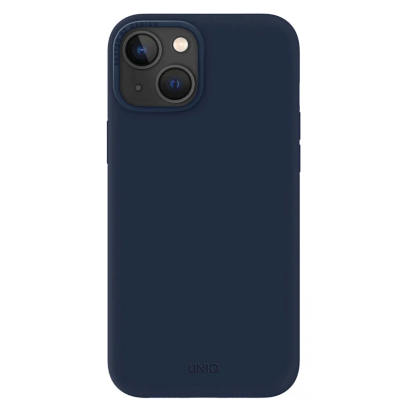 Чехол UNIQ Lino для Apple iPhone 14 Plus Marine (IP6.7M(2022)-LINOBLU) Чехол UNIQ Lino для Apple iPhone 14 Plus Marine (IP6.7M(2022)-LINOBLU)