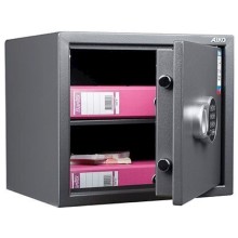 Ofis seyfi Aiko TSN-37 EL, elektron kodlu, boz, 370x435x381 mm