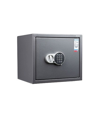 Ofis seyfi Aiko TSN-37 EL, elektron kodlu, boz, 370x435x381 mm