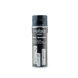 Аэрозольная краска с эффектом мрамора Cadence Silver, серебристая, 200 мл