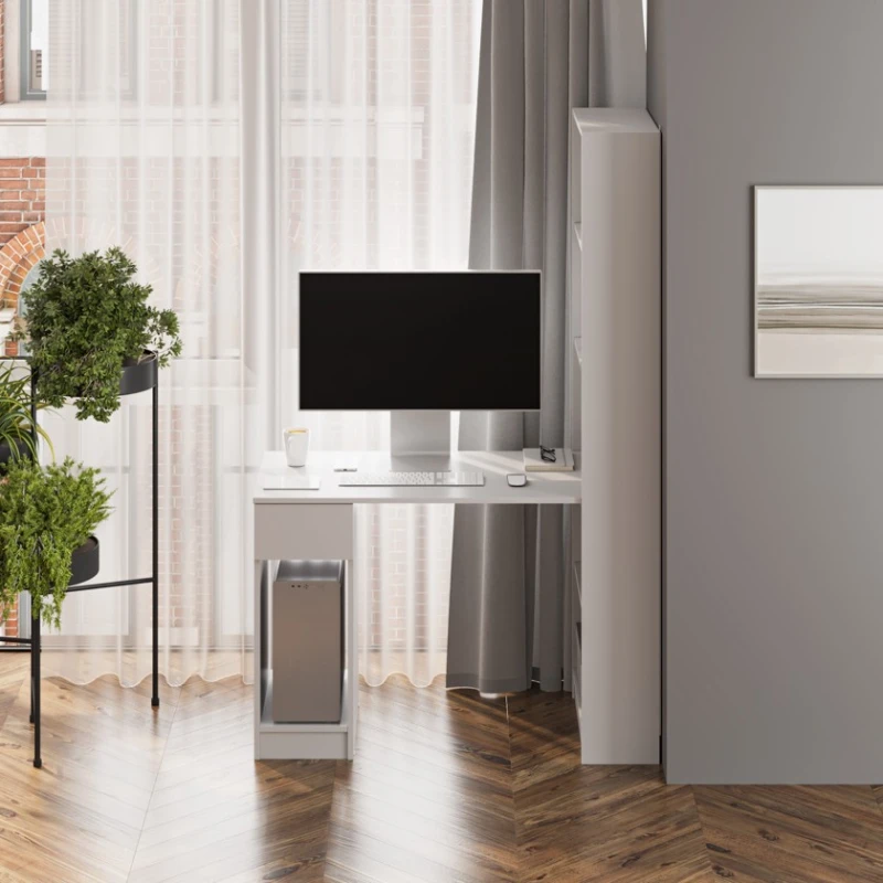 Компьютерный стол Art Mebel 108, белый, 110x110x50 см Компьютерный стол Art Mebel 108, белый, 110x110x50 см