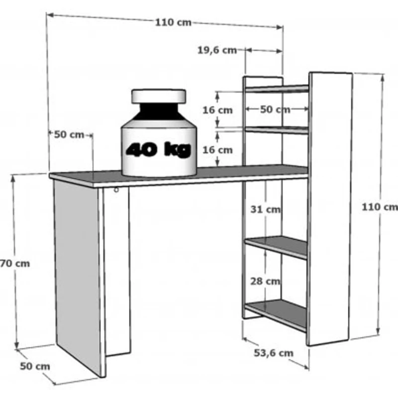 Компьютерный стол Art Mebel 108, белый, 110x110x50 см Компьютерный стол Art Mebel 108, белый, 110x110x50 см